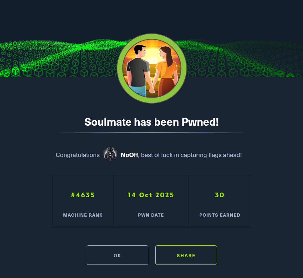 Soulmate Writeup (HackTheBox Easy Machine)