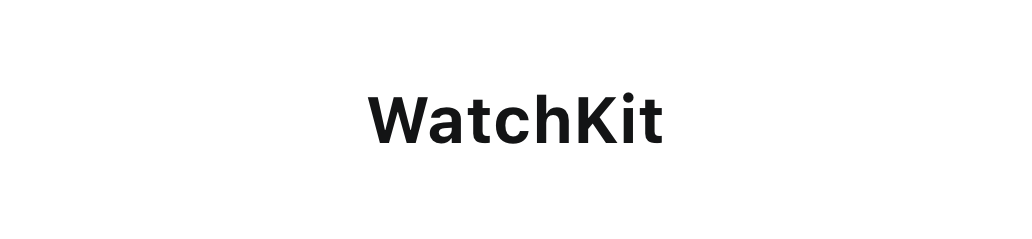 WatchKit