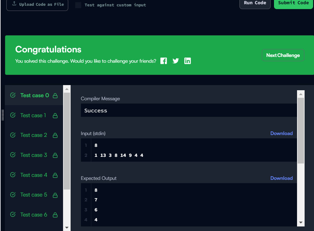 HackerRank: Cut the Stick Solution in JavaScript | Easy |Optimal | Explanation