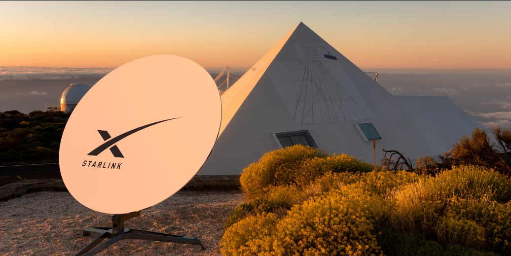 A satellite 550km above you just loaded this page