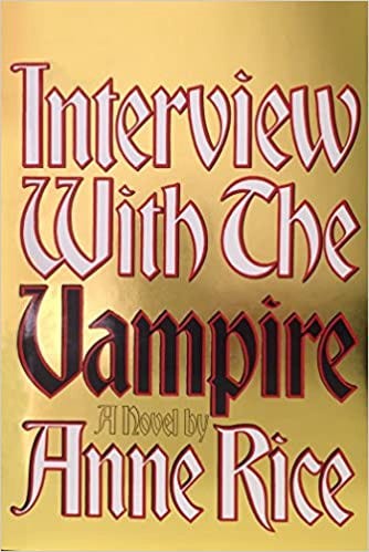 The book cover of the book called “Interview With the Vampire”