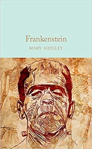 The book cover of the book called “Frankenstein” by Mary Shelley