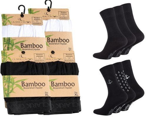 Examples of eco-friendly socks made from bamboo