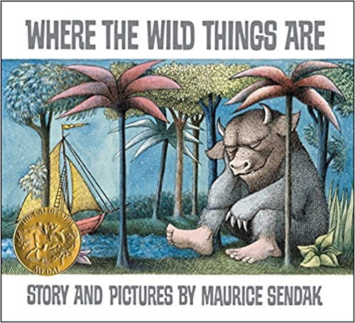 The book cover for the children’s book called “Where the Wild Things Are”