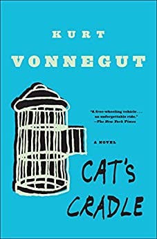 The book cover of Kurt Vonnegut’s book called “Cat’s Cradle”