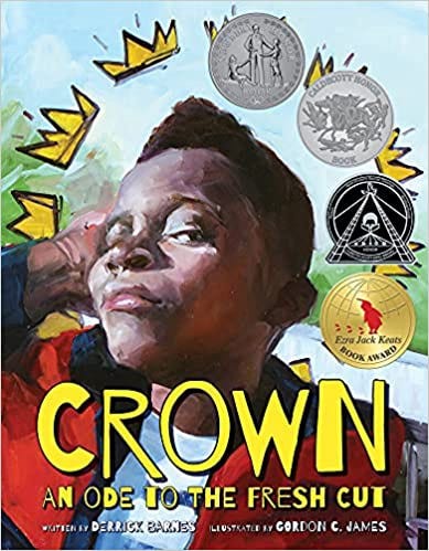 The book cover for the children’s book called “Crown: An Ode to the Fresh Cut”
