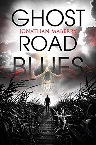 The book cover of the book called “Ghost Road Blues”