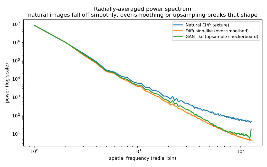 Why AI Images Are Full of Gradients, and How to Prove It With Math Instead of Eyes
