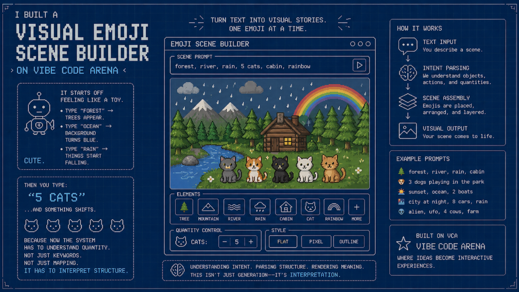 I built a Visual Emoji Scene Builder on VCA