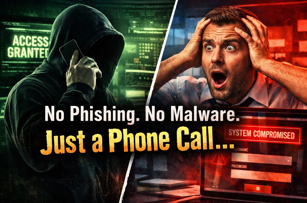 “No Phishing. No Malware. Just a Phone Call… and the Entire System Was Compromised.”