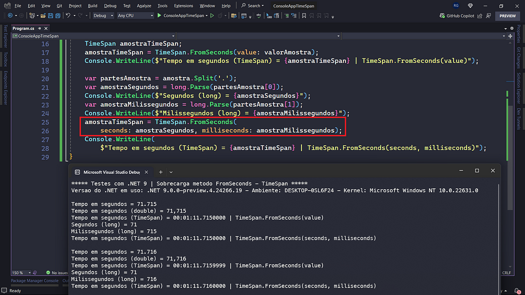 Novidades do .NET 9: melhorias no tipo TimeSpan