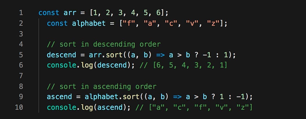 JavaScript Array Methods