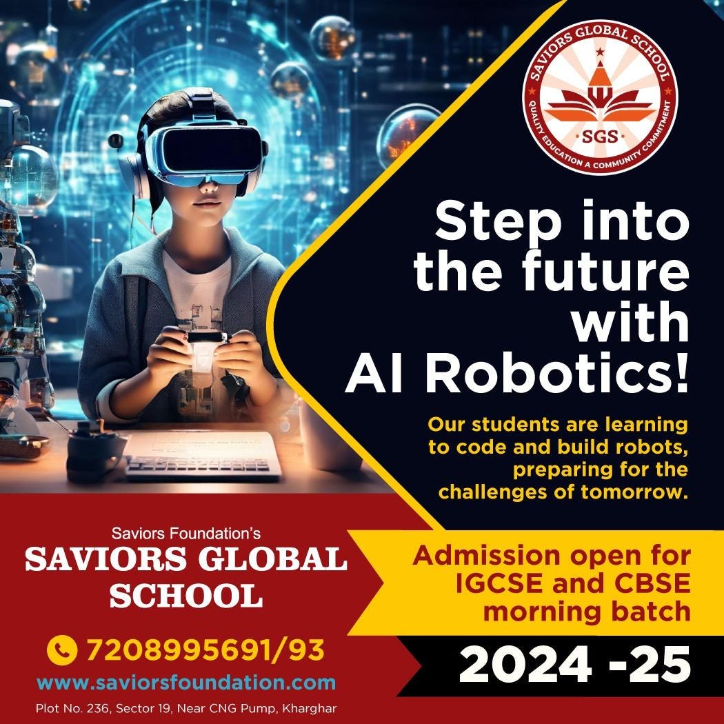 Step Into the Future with AI Robotics: A Glimpse into Saviors Global School’s Innovative Approach