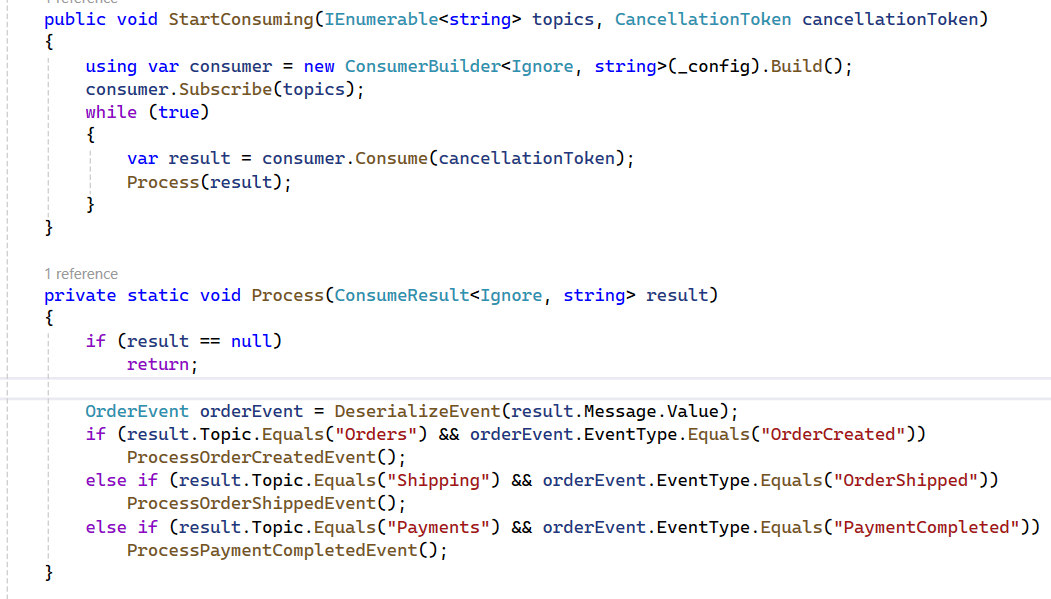 Writing Event Handler Service in .NET