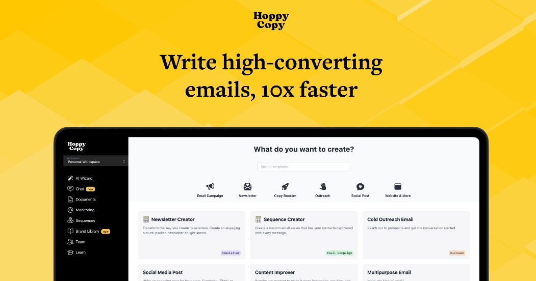 Hoppy Copy Review: The Ultimate AI Tool for Email Marketing Success