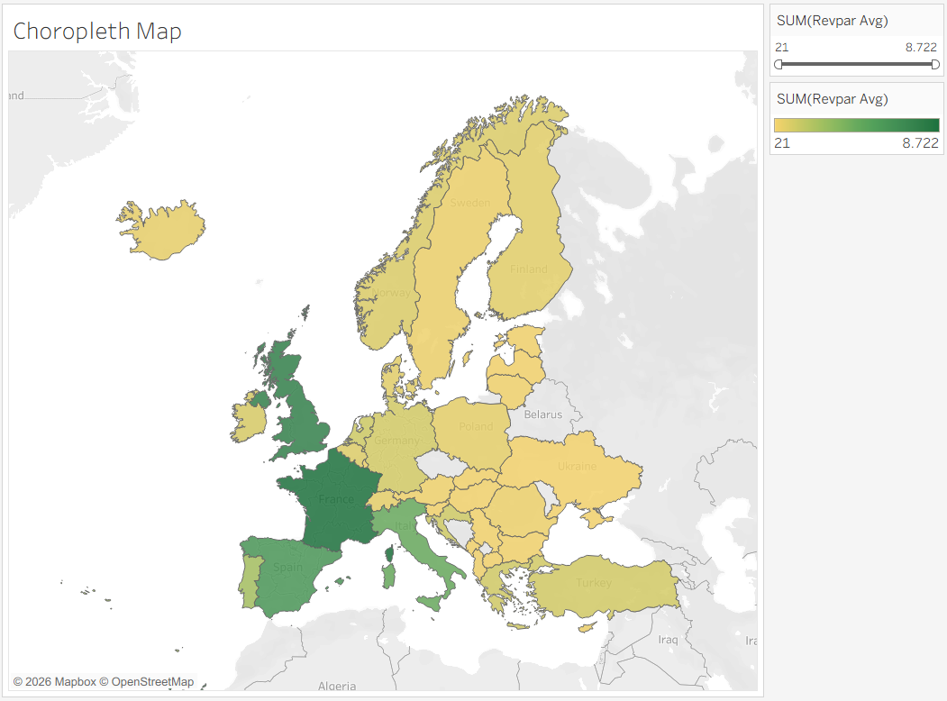 Data-Driven Investment: Screening the Best Short-Term Rental Markets in Europe Using SQL & Tableau