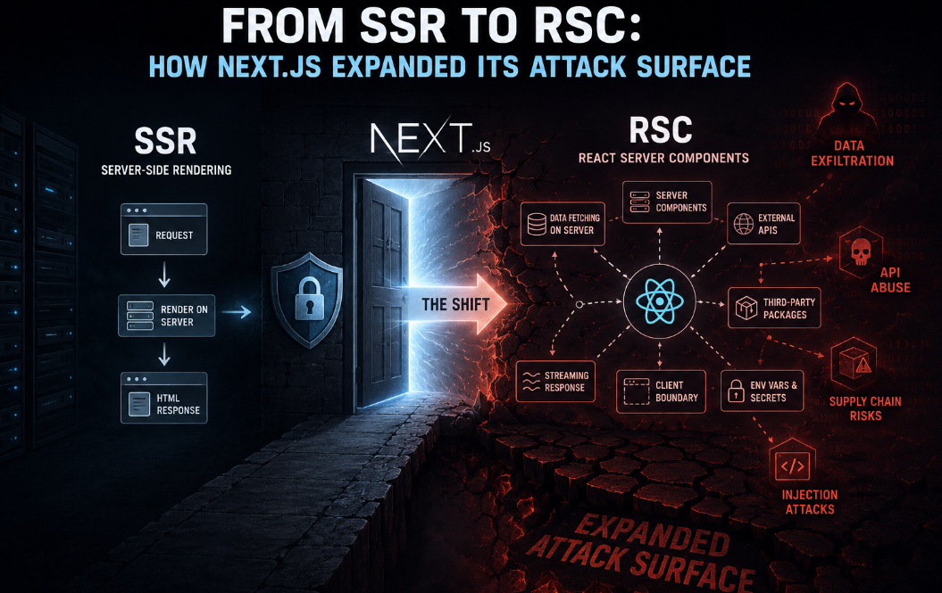 From SSR to RSC: How Next.js Expanded Its Attack Surface