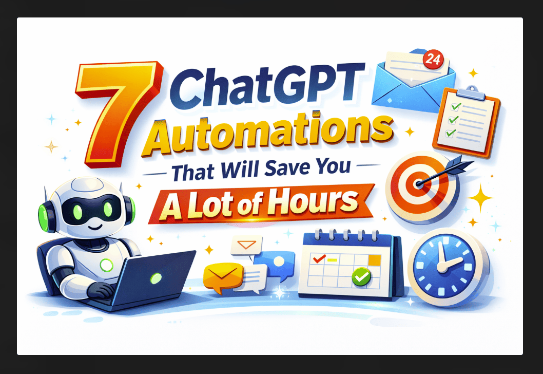 7 ChatGPT Automations That Let Me Run My Business Alone