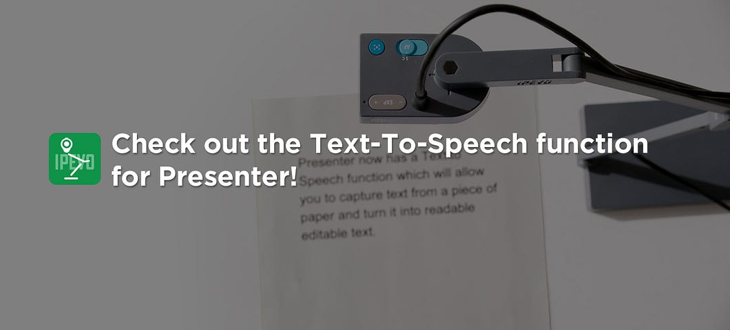 Check out the Text-To-Speech function for Presenter!
