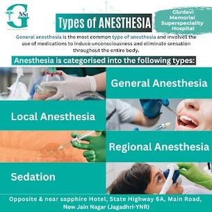 General anesthesia in Yamunanagar