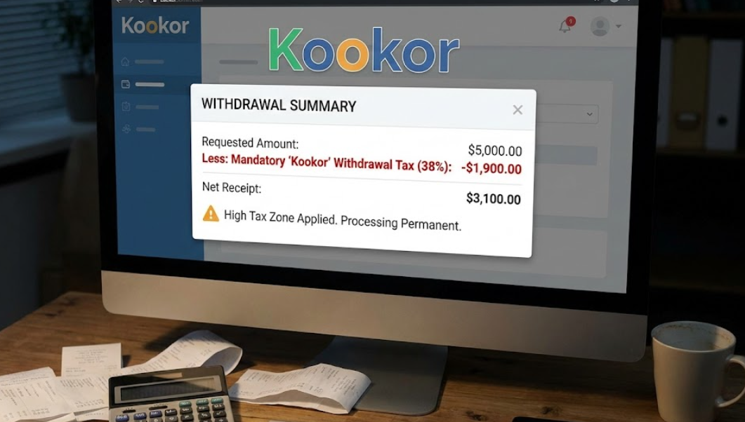 The Fake Tax Trap: How Kookor Steals Your Money During Withdrawals