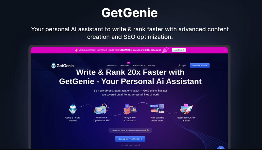 GetGenie.ai: The Magic Lamp for Content Creators and SEO Wizards