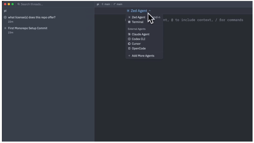 Zed 1.3 Big Update: Terminal Thread! A New AI Experience That Feels Great