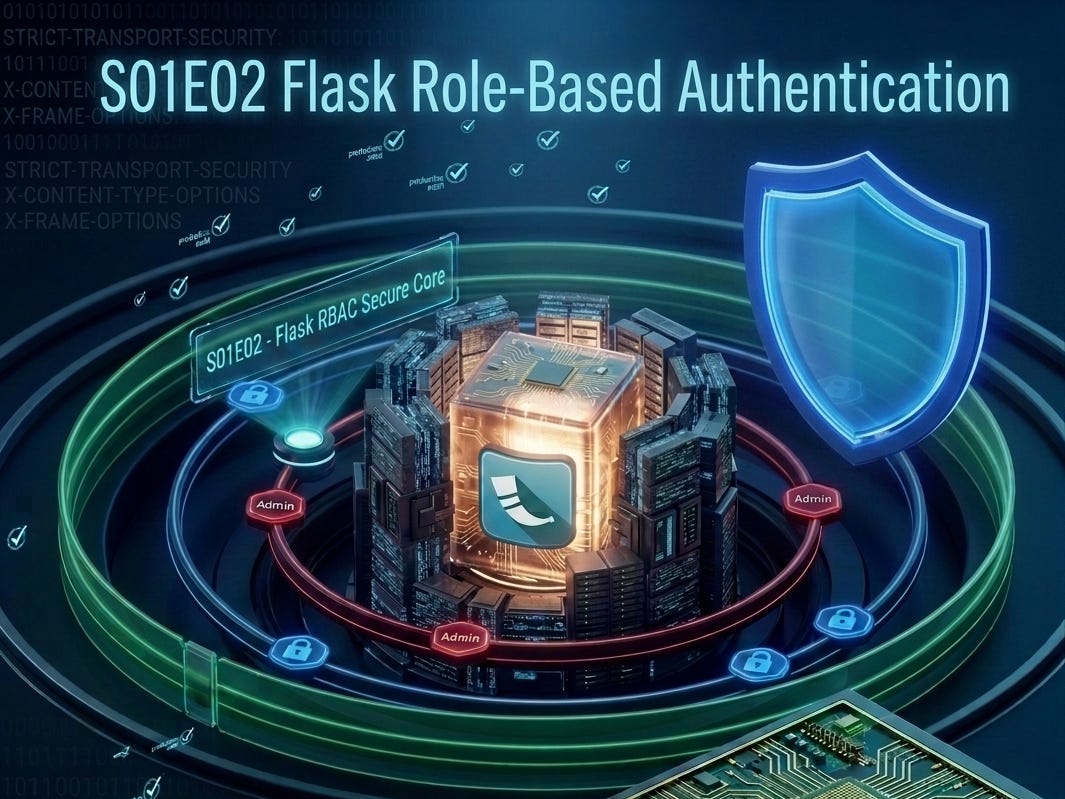 Production-Ready Flask Application S01E02: Role-Based Authentication & Authorization