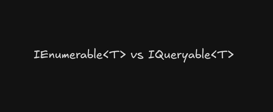 IEnumerable vs IQueryable: Como a escolha da interface impacta a tradução de SQL e a performance no…