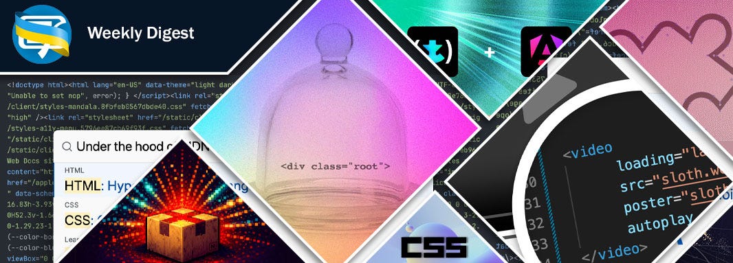 Frontend Weekly Digest #461 (6–12 April 2026)