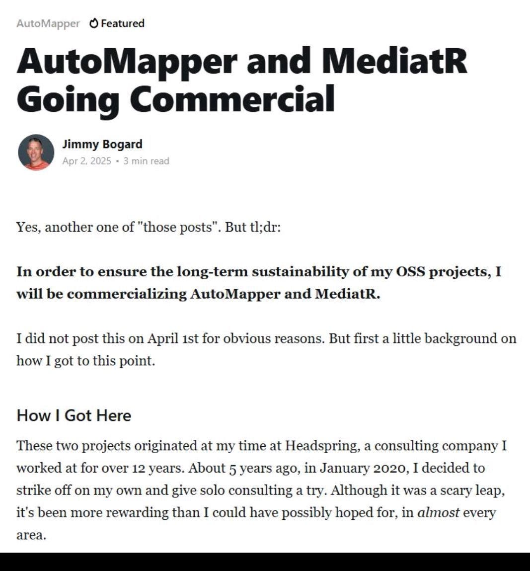AutoMapper and MediatR Going Commercial: What .NET Developers Need to Know Now