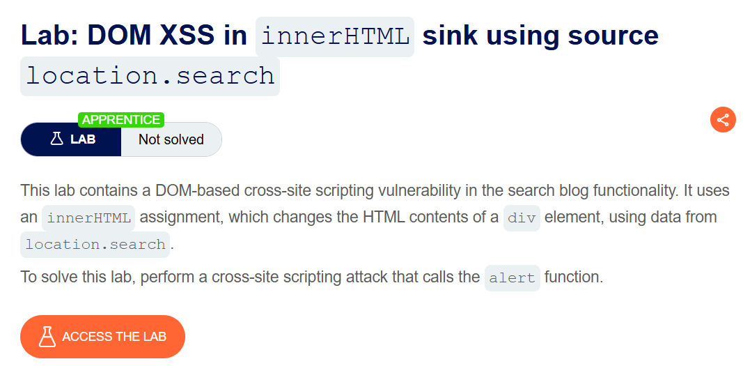 Still in the DOM: My Fourth XSS Lab on PortSwigger