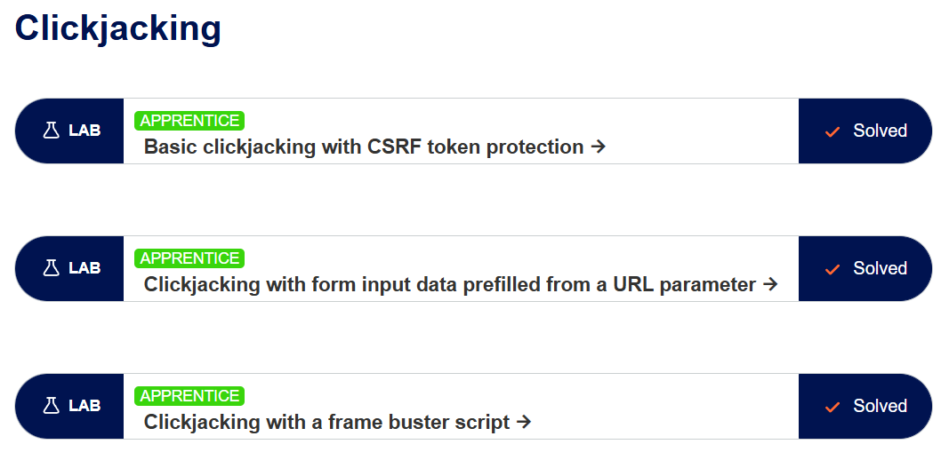 Three Labs, Three Lessons: Wrapping Up Clickjacking on PortSwigger
