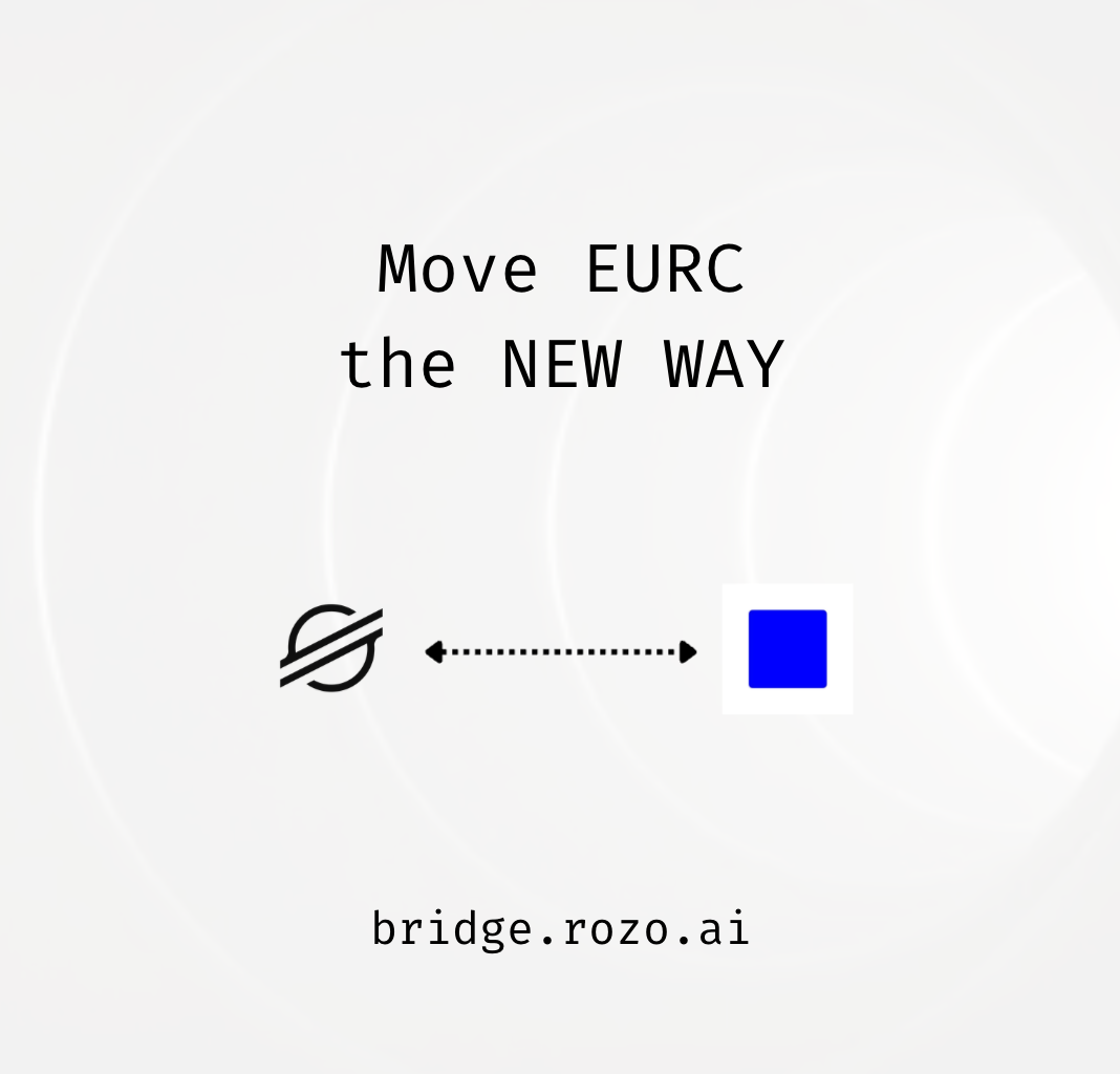How to Transfer EURC from Base to Stellar Instantly | ROZO Bridge