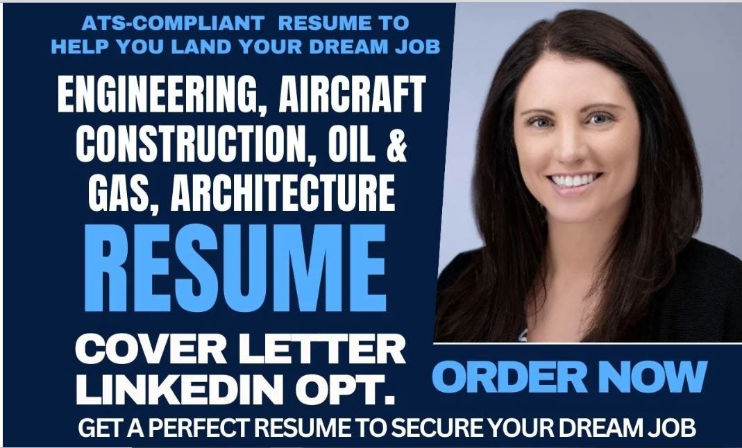 I will write engineering resumes construction oil and gas aircraft civ