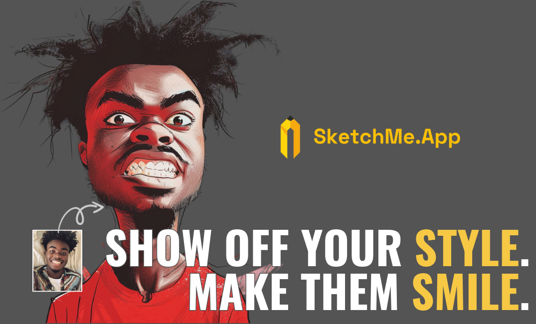 Transform your selfies into profile picture illustration! AI service “SketchMe.App” now available.