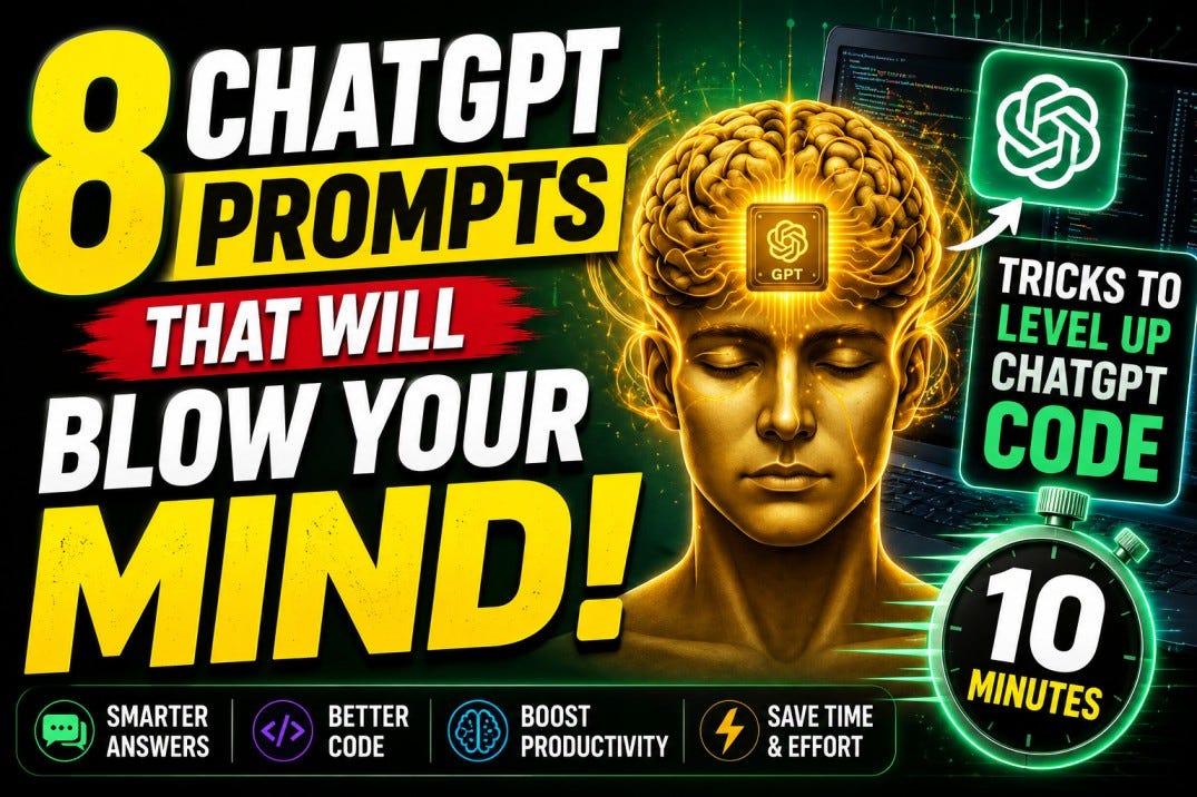 8 ChatGPT Prompts that Will Blow Your Mind