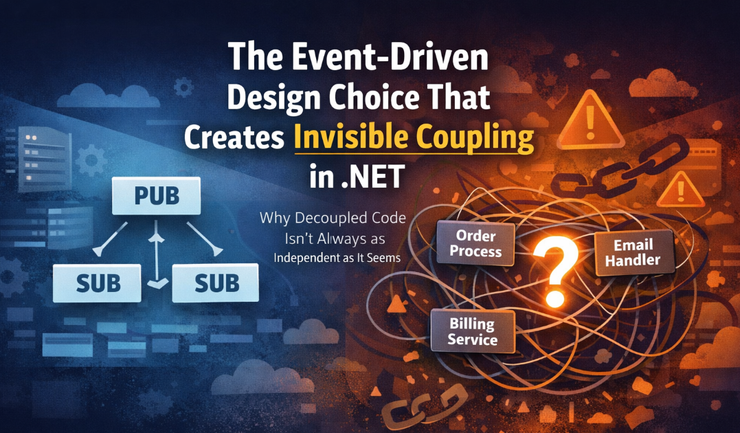The Event-Driven Design Choice That Creates Invisible Coupling in .NET