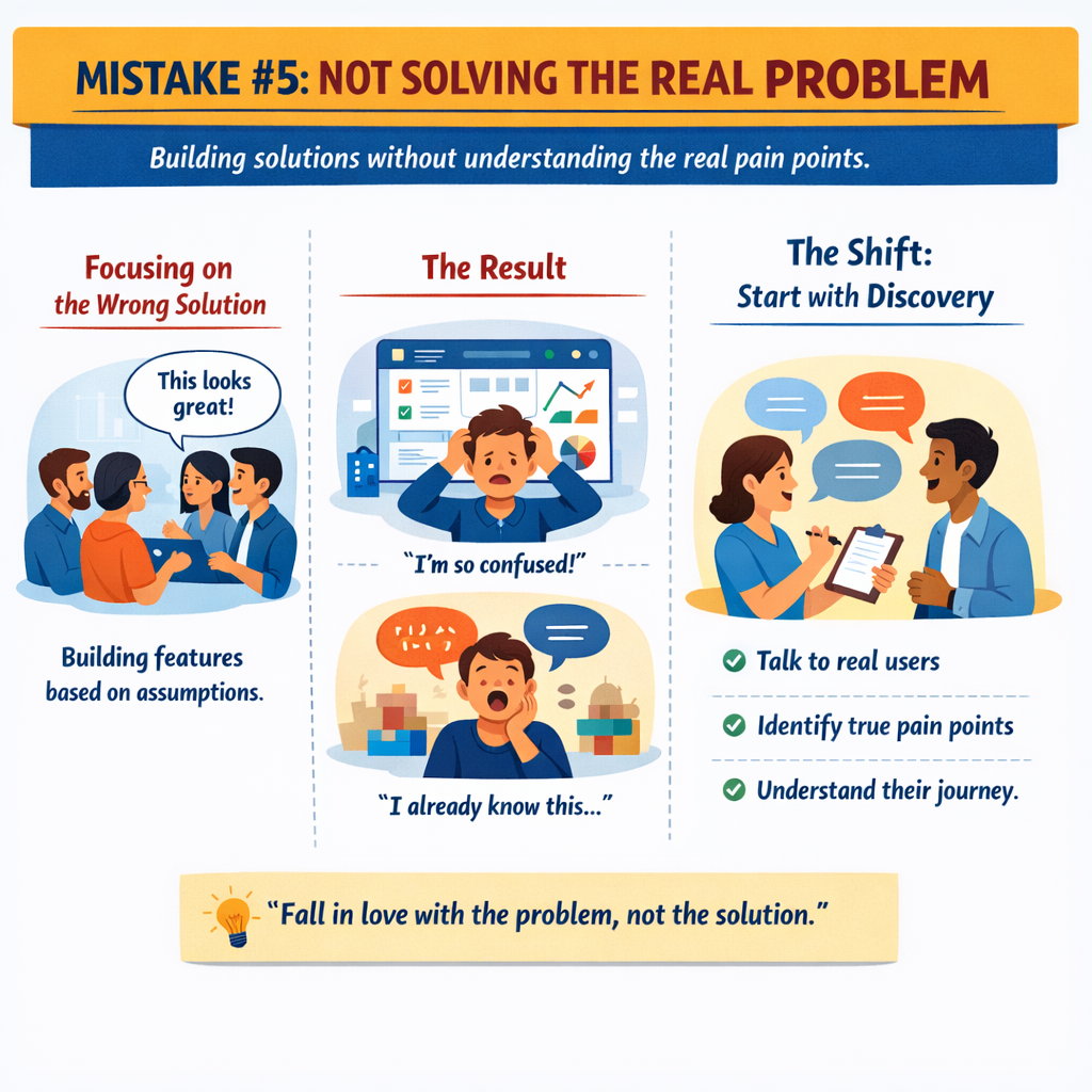 Mistake #5: Not Solving the Real Problem