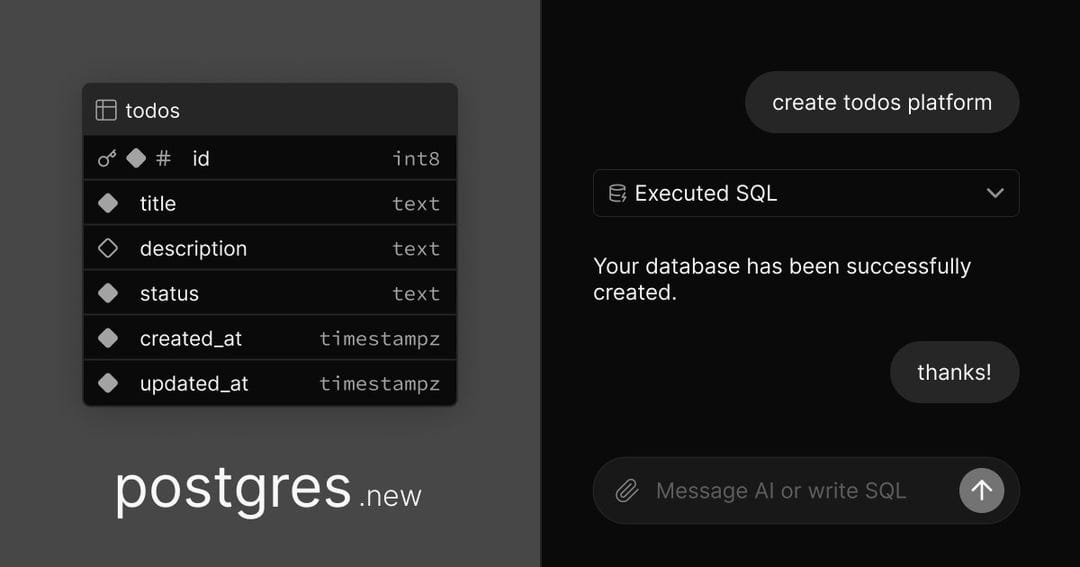 Crea y gestiona bases de datos SQL con IA