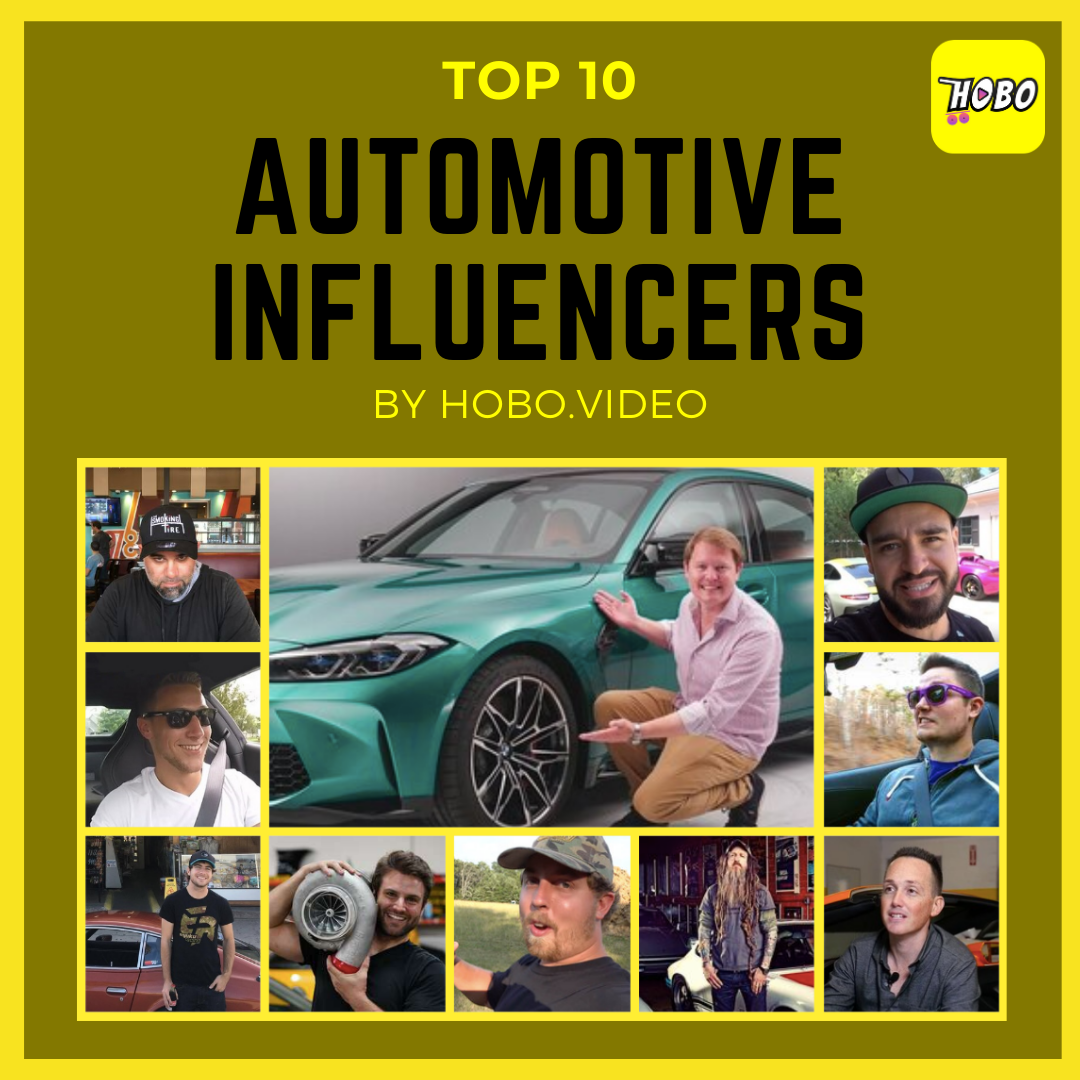 Hobo Video’s List Of The Top 10 Automotive Influencers