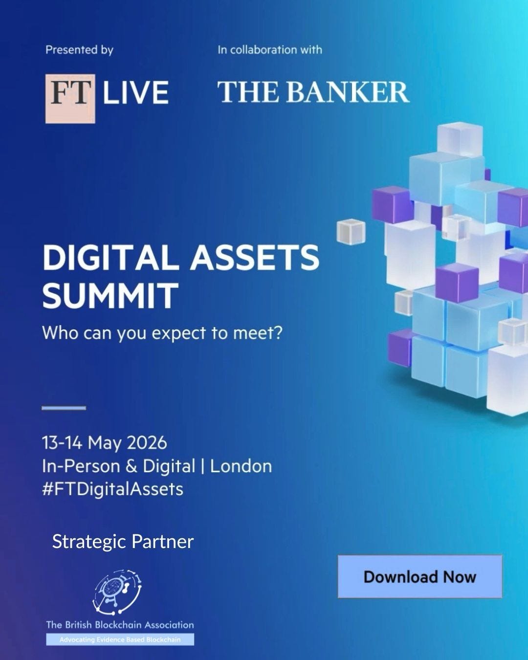 The Future of Digital Assets: BBA Joins FT Live as Official Event Partners