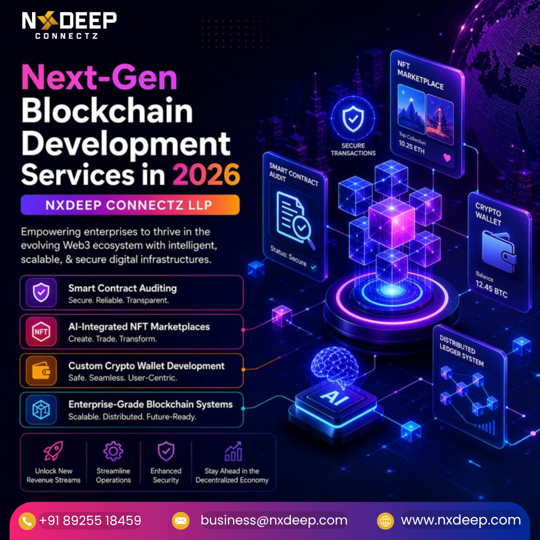 Next-Gen Blockchain Development Services in 2026 — NXDEEP CONNECTZ LLP