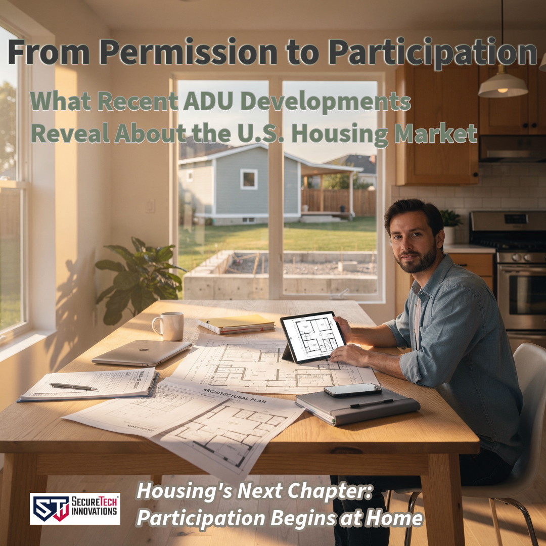 From Permission to Participation: What Recent ADU Developments Reveal About the U.S. Housing Market