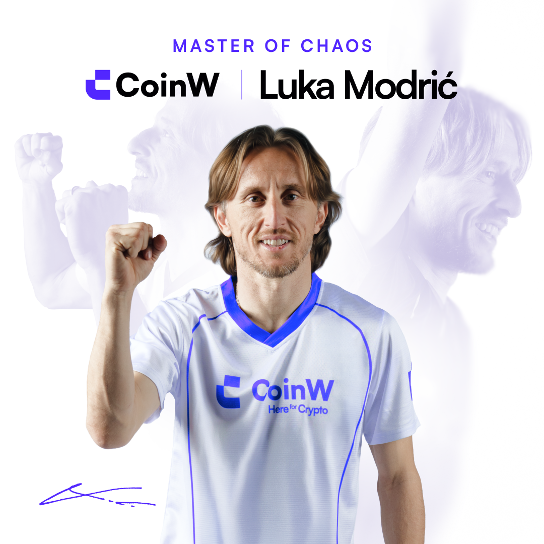 CoinW signs Luka Modric as its global brand ambassador, embodying long-termism and the spirit of a…