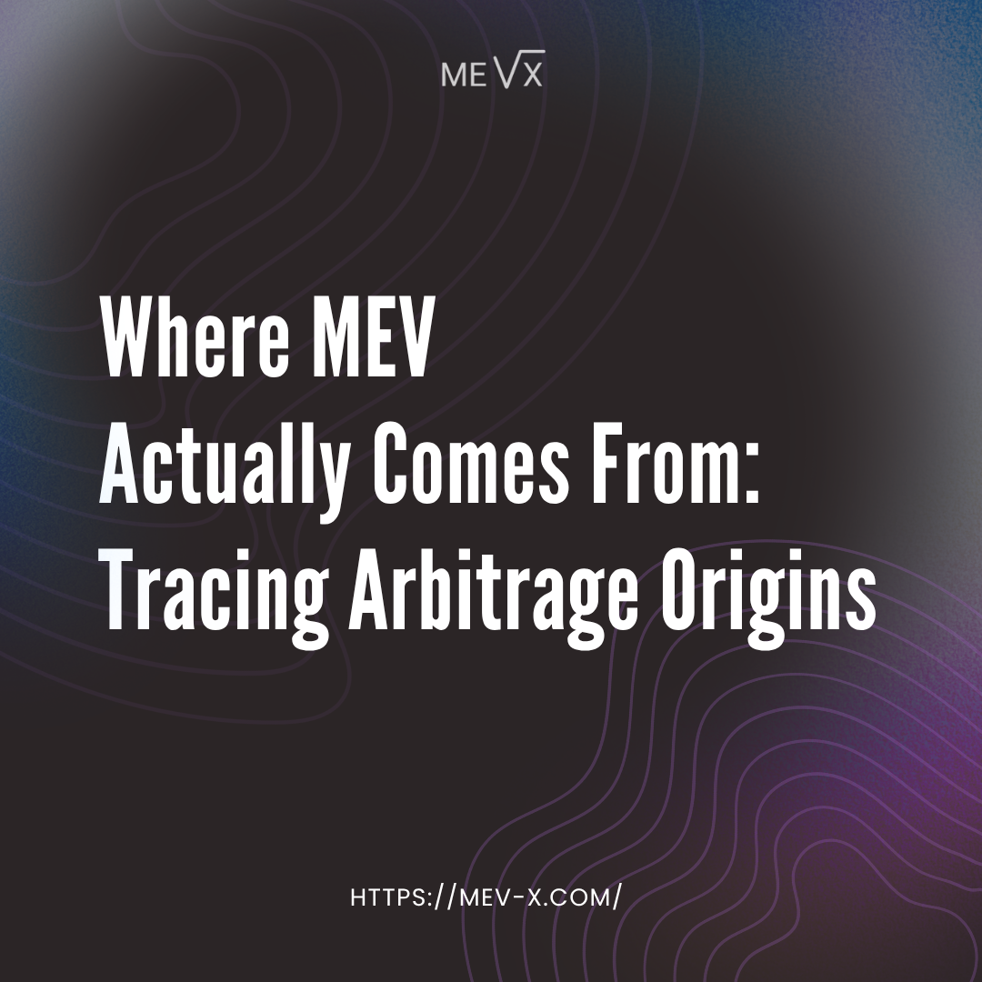 Where MEV Actually Comes From
