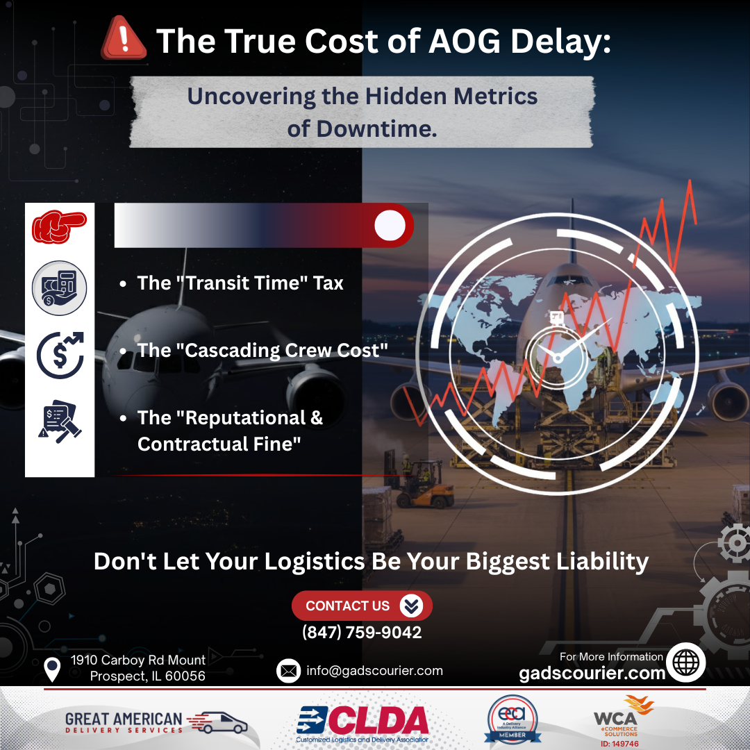 The True Cost of AOG Delay: Why Slow Logistics Will Ground Your Bottom The True Cost of AOG Delay: Why Slow Logistics Will Ground Your Bottom