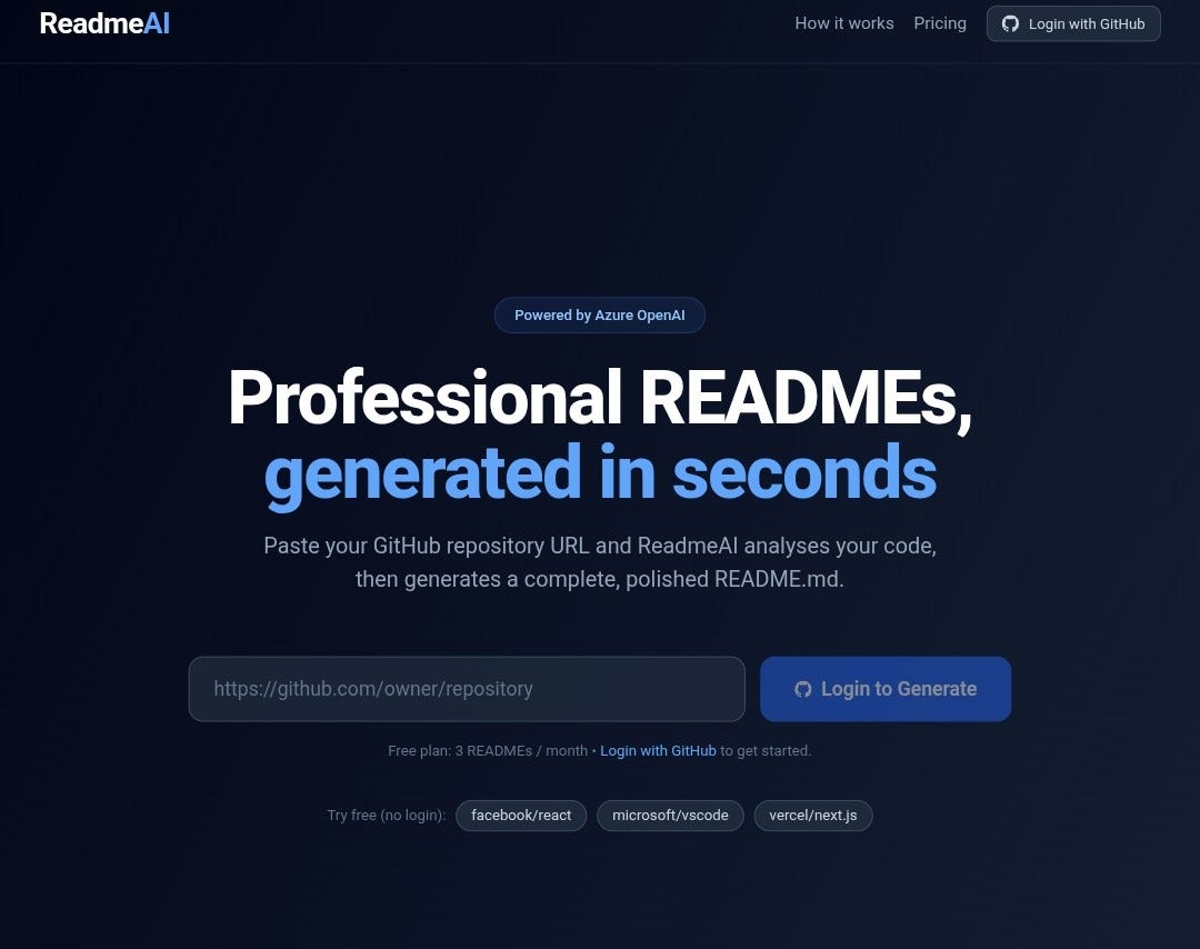 README Fatigue Is Real Here’s Why I Built ReadmeAI