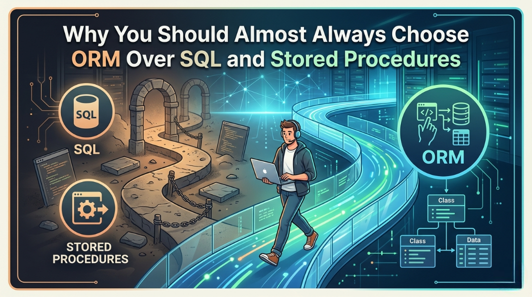 Why You Should Almost Always Choose ORM Over SQL and Stored Procedures!
