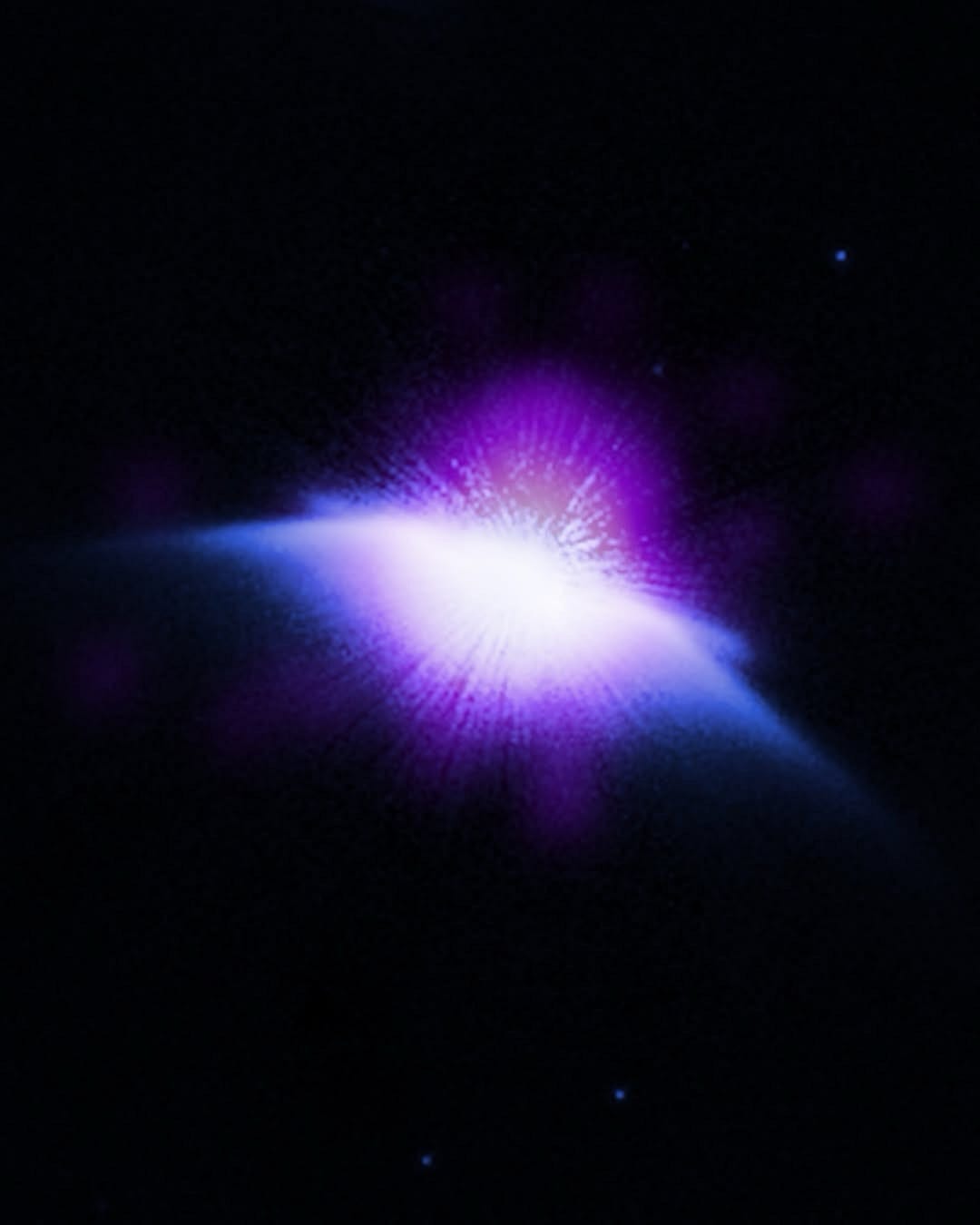 A young Sun with its own cosmic bubble. ???